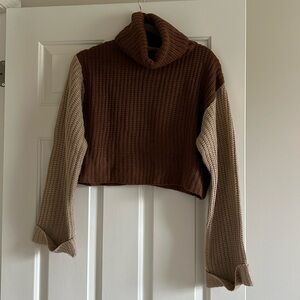 Turtleneck Crop Sweater